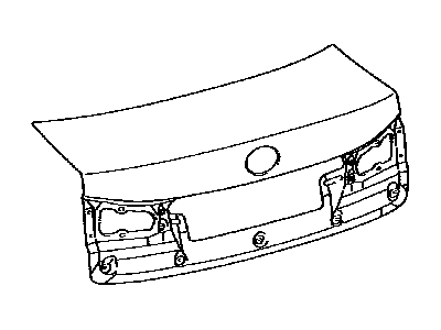 Lexus 64401-53120 Panel Sub-Assy, Luggage Compartment Door