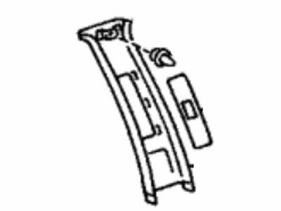 Lexus 62412-53040-A0 Garnish, Center Pillar, LH