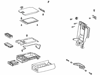 Lexus 72830-30L61-C3 Armrest Assy, RR Sea