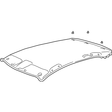 Lexus 63310-50010-B0 Headlining Assy, Roof