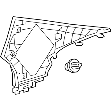 Lexus 62470-33230-E1 GARNISH Assembly, Roof S