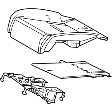 Lexus 71501-50052 Pad Sub-Assembly FR Sea