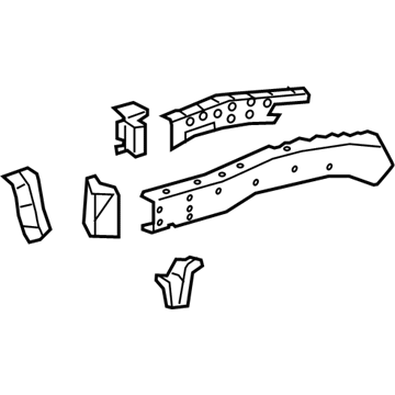 Lexus 57028-48061 Member Sub-Assembly, FR