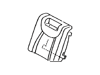 Lexus 71078-50450-C0 Rear Seat Back Cover, Left (For Separate Type)