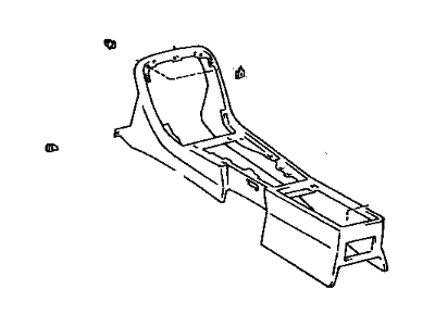 Lexus 58810-24040-C0 Box Assembly, Console