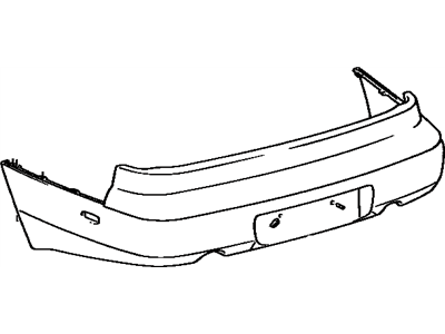 Lexus 52159-30919 Rear Bumper Cover