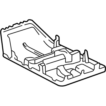 Lexus 79347-60071-A1 Carpet, NO.2 Seat Cushion Under, LH