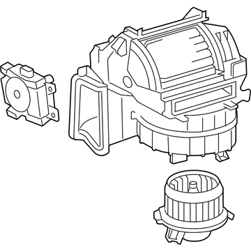 Lexus 87130-06400 Blower Assembly