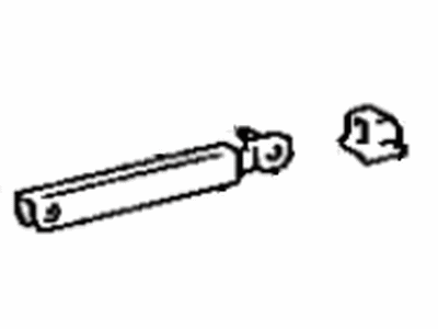 Lexus 73013-32070-02 Plate Sub-Assy, Front Seat Belt Inner Anchor, RH