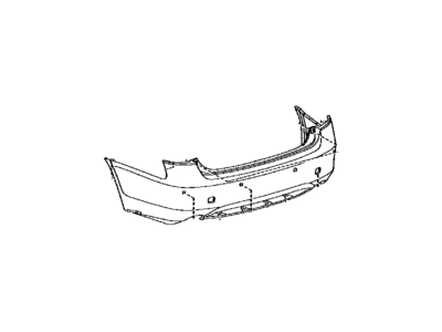 Lexus 52159-30935 Rear Bumper Cover