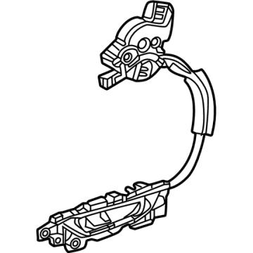 Lexus 69070-78011 HANDLE ASSY, FR DOOR