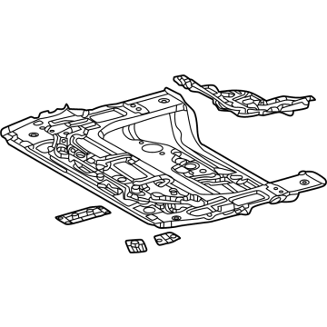 Lexus 58301-78903 PANEL SUB-ASSY, RR F