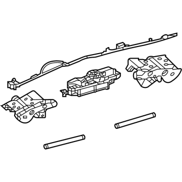 Lexus 63203-11010 Lock Sub-Assembly, REMOV