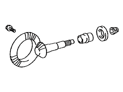 Lexus 41201-80481 Final Gear Kit, Differential, Front