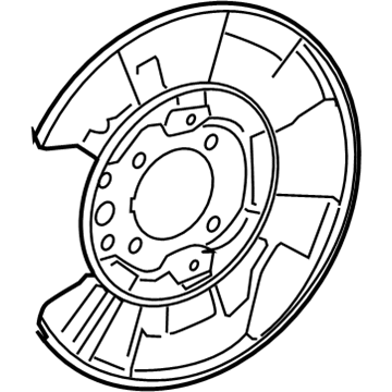 Lexus 46504-50080 Plate Sub-Assembly, Park