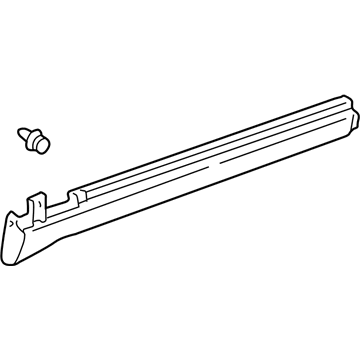 Lexus 75840-30020-A0 Moulding Assy, Rocker Panel, Front LH