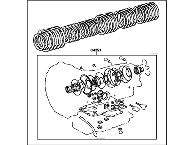 Lexus 04352-30050 Kit, Automatic Transmission Overhaul