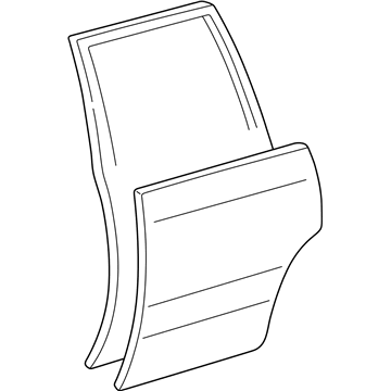 Lexus 67003-60251 Panel Sub-Assy, Rear Door, RH