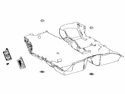 Lexus 58510-53810-C0 CARPET ASSY, FLOOR