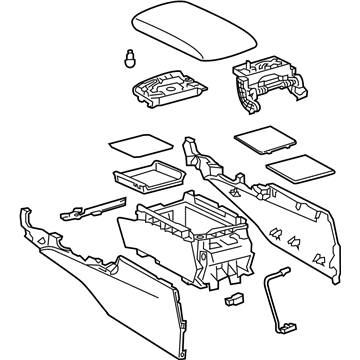 Lexus 58810-30E01-C5 Box Assembly, Console