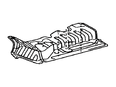 Lexus 58042-50010 Insulator Sub-Assy, Front Floor Heat, NO.2