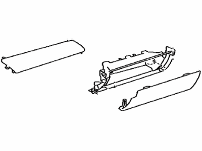 Lexus 55550-77010-F4 Door Assembly, Glove Com