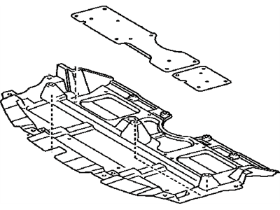 Lexus 51410-53180 Cover Assembly, Engine U