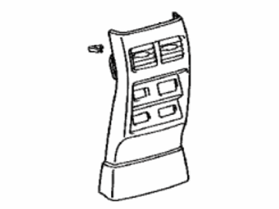 Lexus 58903-0E020-A0 Panel Sub-Assy, Console Rear End