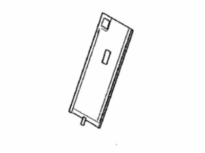 Lexus 71087-0E060-C0 Board Sub-Assembly, Rear Seat