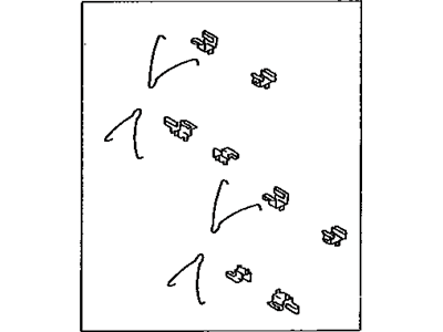 Lexus 04947-50070 Fitting Kit,Disc Brake