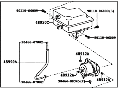 Lexus 48910-60032 Pump & Motor Assembly, H