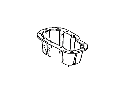 Lexus 12102-0S010 Pan Sub-Assy, Oil, NO.2