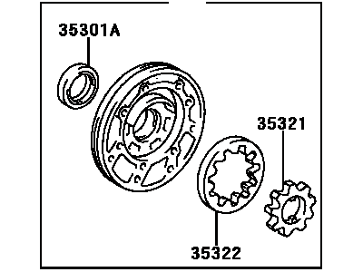 Lexus 35035-21020 Body Sub-Assy, Front Oil Pump