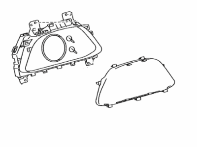 Lexus 83800-76N50 Meter Assembly, COMBINAT