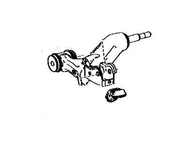 Lexus 48640-53040 Front Suspension Lower Control Arm Assembly, Left