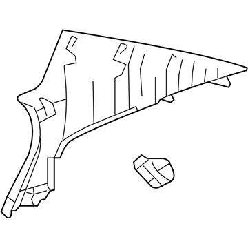 Lexus 62472-30450-A2 Garnish, Roof Side, Inner LH