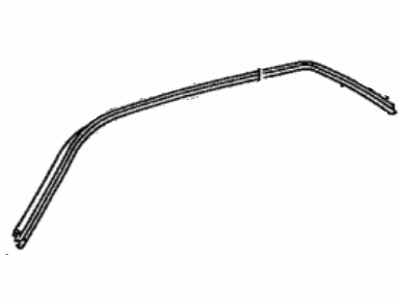 Lexus 62381-50031 Weatherstrip, Roof Side Rail, RH