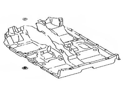 Lexus 58510-06650-E1 Carpet Assembly, Floor