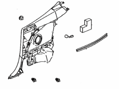 Lexus 62520-53010-22 Panel Assembly, Quarter