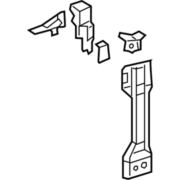 Lexus 53202-76020 Support Sub-Assembly, Ra