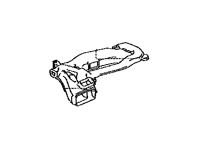 Lexus 55084-75060 Duct Sub-Assy, Heater To Register, NO.1