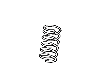 Lexus 48231-53270 Spring, Coil, Rear