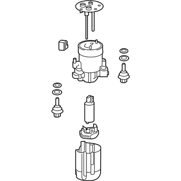 Lexus 77020-0E130 Tube Assy, Fuel Suction W/Pump & Gage