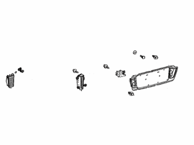 Lexus 76802-60240-A0 GARNISH Sub-Assembly, Ba