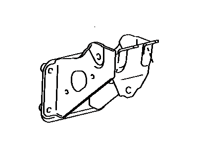 Lexus 55106-60030 Support Sub-Assy, Brake Pedal