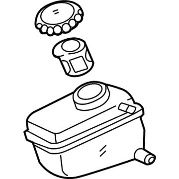 Lexus 47220-53030 Reservoir Sub-Assy, Brake Master Cylinder