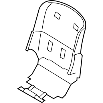 Lexus 71706-50010-A3 Board Sub-Assy, Front Seat Back, LH