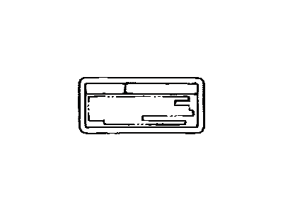 Lexus 35519-60041 Plate, Automatic Transmission Caution