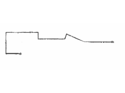 Lexus 47322-35A10 Tube, Rear Brake, NO.2