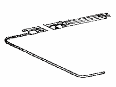 Lexus 63603-50010 Rail Sub-Assy, Sliding Roof Guide, RH